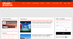 Desktop Screenshot of chilenosenargentina.com