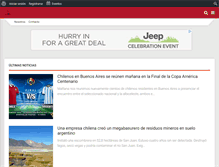 Tablet Screenshot of chilenosenargentina.com